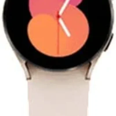 SAMSUNG Galaxy Watch 5 (40mm, WiFi + 4G LTE) 1.2″ Super AMOLED Smartwatch GPS Bluetooth w/ Advanced Sleep Coaching, Bioactive Sensor, Water Resistant R905U (Fast Charger Bundle, Pink Gold) (Renewed)