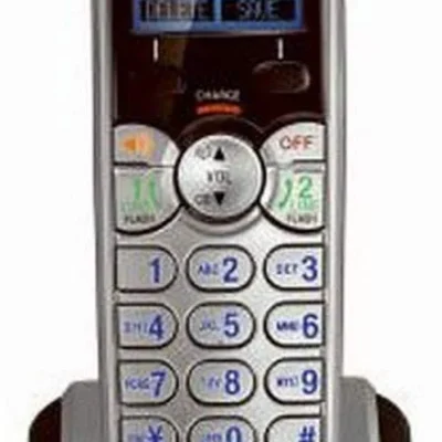 VTech DS6101 Accessory Cordless Handset, Silver/Black | Requires a DS6151 Series Phone System to Operate