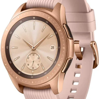 SAMSUNG SM-R815UZDAXAR Galaxy Smartwatch 42mm 4G Stainless Steel (Rose Gold) – (Renewed)