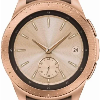 Samsung Galaxy Smart Watch (GPS) 42mm Stainless Steel Case, Rose Gold (Renewed)