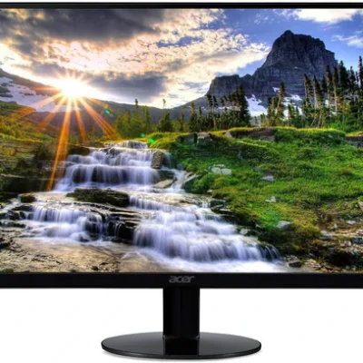 Acer 21.5 Inch Full HD (1920 x 1080) IPS Ultra-Thin Zero Frame Computer Monitor (HDMI & VGA Port), SB220Q bi