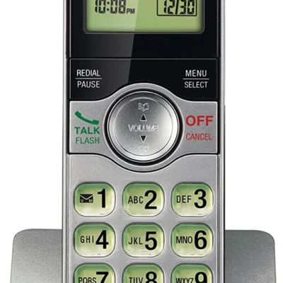 VTech CS6909 Accessory Cordless Handset for VTech 6919-x or 6929-x Series Cordless Phone Systems, Silver/Black