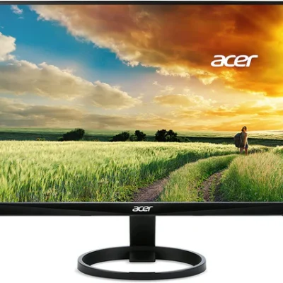 Acer 23.8” Full HD 1920 x 1080 IPS Zero Frame Home Office Computer Monitor – 178° Wide View Angle – 16.7M – NTSC 72% Color Gamut – Low Blue Light – Tilt Compatible – VGA HDMI DVI R240HY bidx