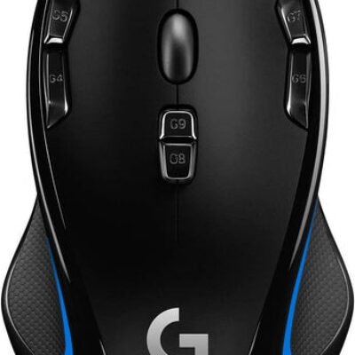 Logitech G300s Optical Ambidextrous Gaming Mouse – 9 Programmable Buttons, Onboard Memory
