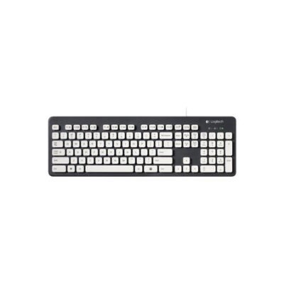 Logitech K310 920-004033 Wired Washable Keyboard – Black/White