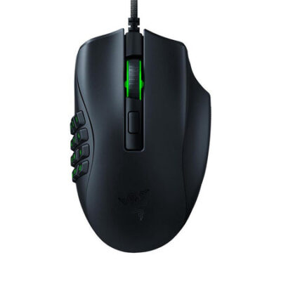 Razer Naga X Wired MMO Gaming Mouse: 18K DPI Optical Sensor – 2nd-gen Razer Optical Switch – Chroma RGB Lighting – 16 Programmable Buttons – 85g – Classic Black