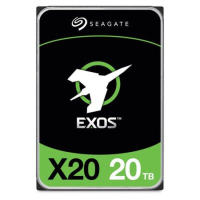 Seagate Exos X20 ST20000NM007D 20TB 7200 RPM 256MB Cache SATA 6.0Gb/s 3.5″ Internal Hard Drive