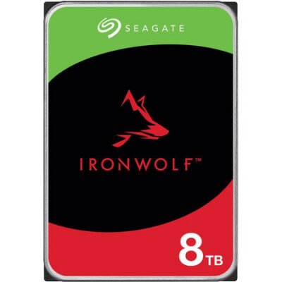 Seagate IronWolf 8TB NAS Hard Drive 7200 RPM 256MB Cache SATA 6.0Gb/s CMR 3.5″ Internal HDD for RAID Network Attached Storage ST8000VN004