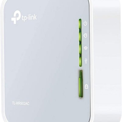 TP-Link AC750 Wireless Portable Nano Travel Router(TL-WR902AC) – Support Multiple Modes, WiFi Router/Hotspot/Bridge/Range Extender/Access Point/Client Modes, Dual Band WiFi, 1…